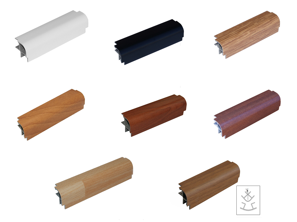 Multiangolo 90°per zoccolo h100 vari colori | Volpato - immagine 1